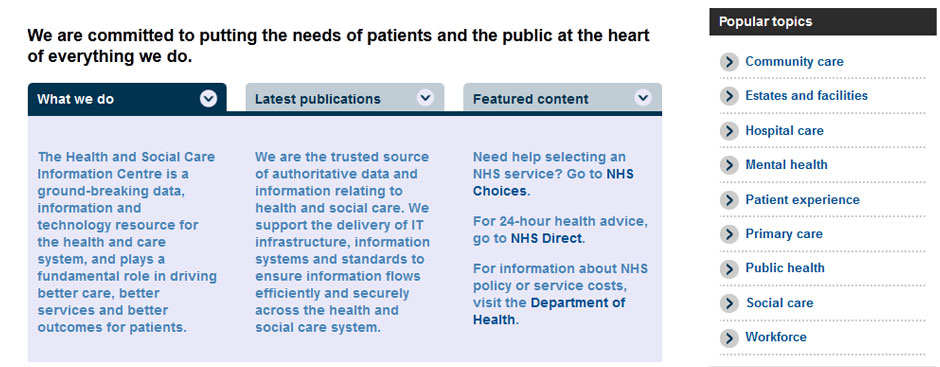 NHS Information Centre